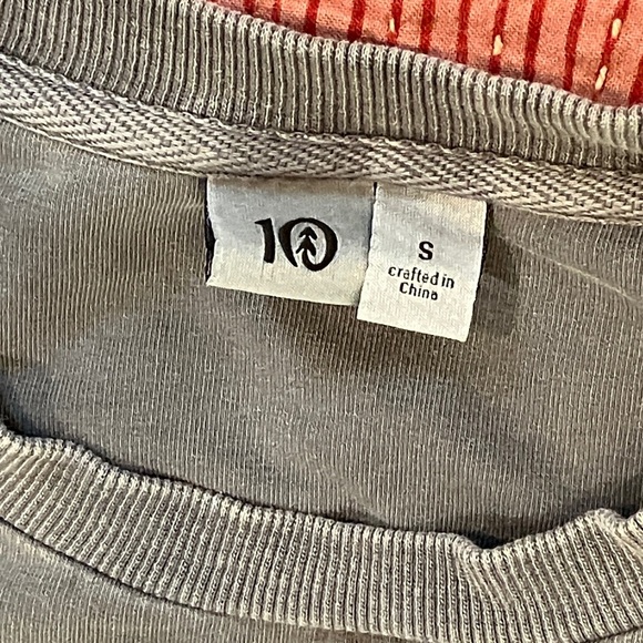 tentree organic cotton women’s size small Gray Crewneck Top - Picture 2 of 11